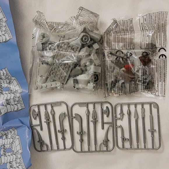 Building Bricks Set Knights Guarding Castle Mini Figures 90 Pcs Lego Compatible - Picture 5 of 12